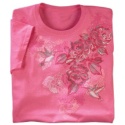 Roses and Hummingbirds Tee