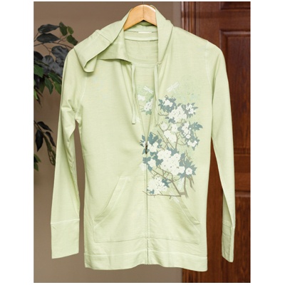 Apple Blossoms & Dragonflies Bamboo Apparel