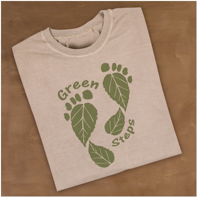 Green Steps Short Sleeve Tee