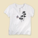 Chickadee Flocking V-Notch Tee