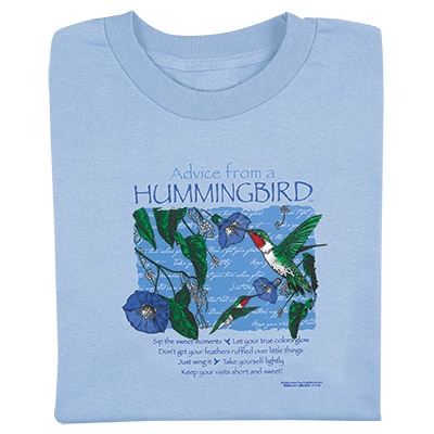 Advice from a Hummingbird Shirt