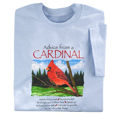 Advice from a Cardinal Shirt