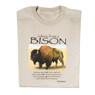 Advice from a Bison Tee