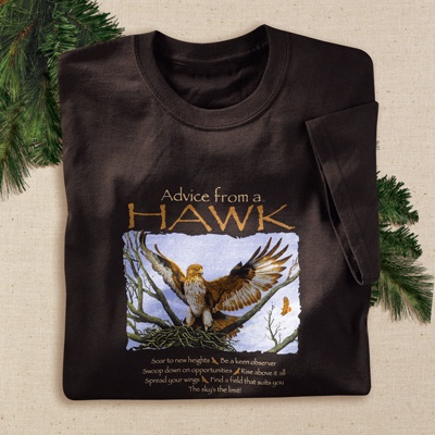 Advice from a Hawk Tee