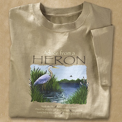 Advice from a Heron Tee