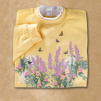 Butterfly Meadow Pullover