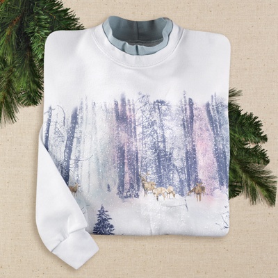 Woodland Deer Pullover