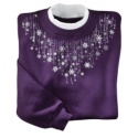 Abstract Snowflakes Pullover