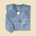 Butterflies and Flower Pullover