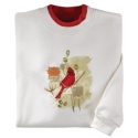 Nature's Cardinal Pullover