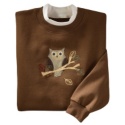 Tweed Owl Pullover