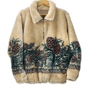 Pine Cone Plush Jacket