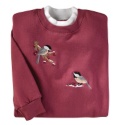 Snowberries and Birds Pullover