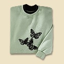 Lace Butterflies Pullover