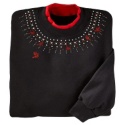 Jeweled Cardinal Pullover
