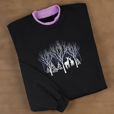 Glistening Deer Pullover