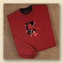 Perched Cardinal Pullover