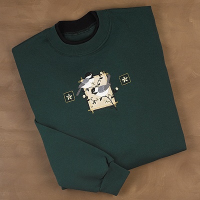 Velvet Chickadees Pullover