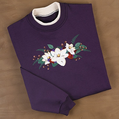 Magnolia Spray Pullover