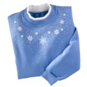Rays of Snowflakes Pullover