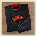 Poinsettias Pullover