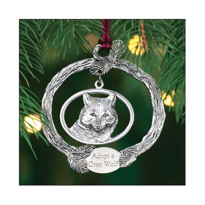 Gray Wolf - Adopt an Animal Ornament