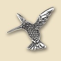 Hummingbird Plant a Tree Pin