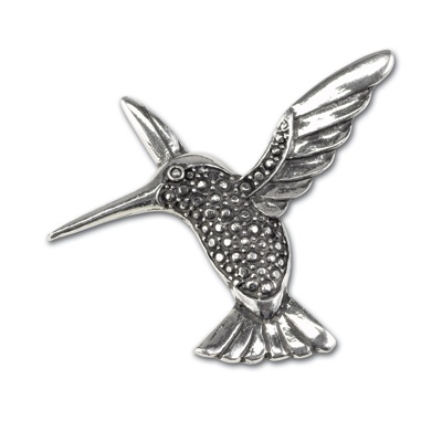 Hummingbird Plant a Tree Pin