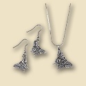 Butterfly Plant a Tree Earrings and Pendant Set