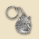 Wolf Plant a Tree Key Chain