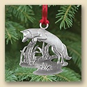 Fox Plant a Tree Ornament