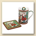 Santa Plant a Tree Mug Set