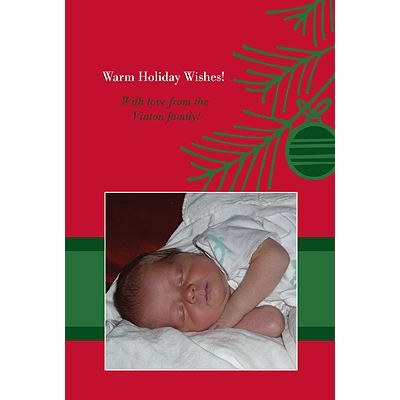 ReProduct Branch Panel Photo Card - Red or Green