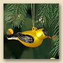 Goldfinch Glass Ornament