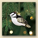 Woodpecker Glass Ornament