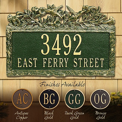 Hummingbird Wall Plaque