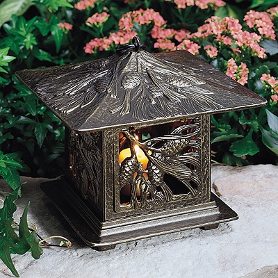 Pine Cone Tea Lantern