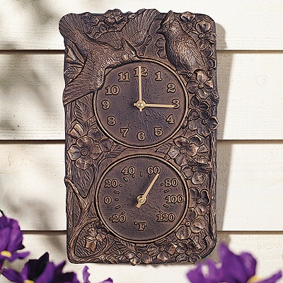 Cardinal Clock / Thermometer
