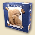 Polar Bear Family 500 pc Puzzle