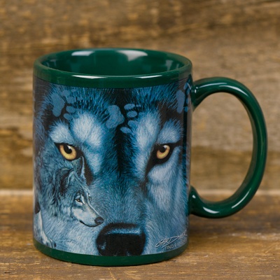 Find 9 Wolves Mug