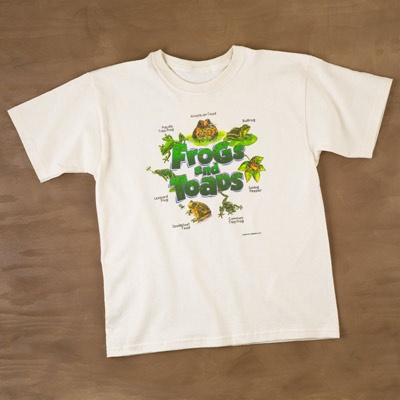 Frogs and Toads Kid's Tee in a Jar