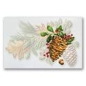Pine and Acorns Card
