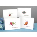Birds and Bugs Personalized Notecards