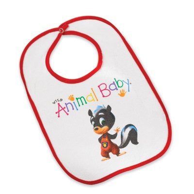 Wild Animal Baby Bib
