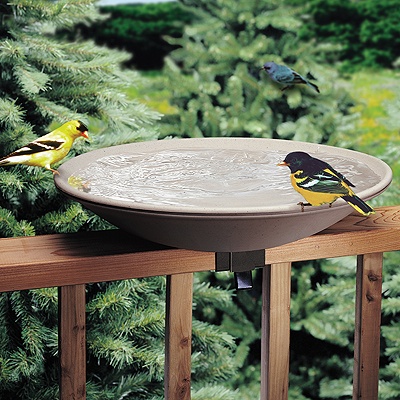 Deck Mount Birdbath