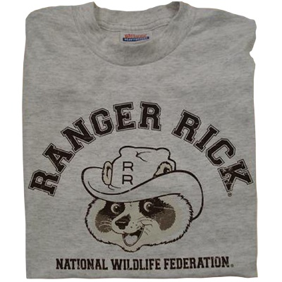 Ranger Rick Youth Collegiate Tee Ash