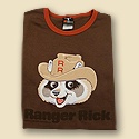 Ranger Rick Adult Vintage Tee Brown/Orange