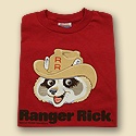 Ranger Rick Youth Vintage Tee Red