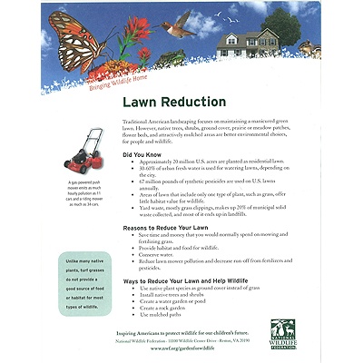 Lawn Reduction Tip Sheet