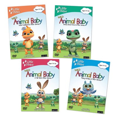 Wild Animal Baby DVD - Set of 4
